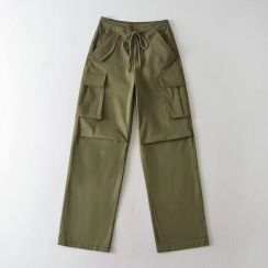 3Pcs Vintage Casual Workwear Womens Pants
