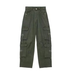 5Pcs Casual Versatile Multi Pocket Work Pants