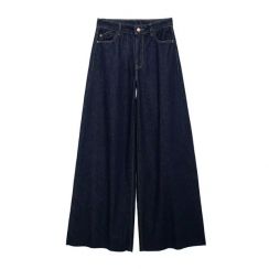 3Pcs New Versatile Wide Leg Comfortable Casual Denim Trousers