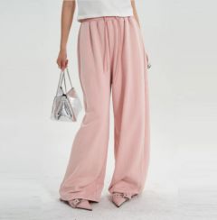 8Pcs Womens Sports Casual Wide Leg Pants